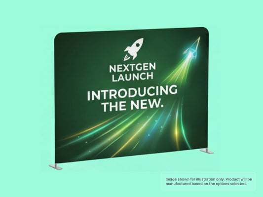Straight Pillow Case Tension Fabric Backdrop for Product Launches