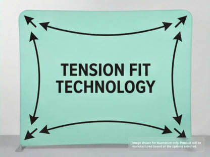 Straight Pillow Case Tension Fabric Backdrop for Tension Fit