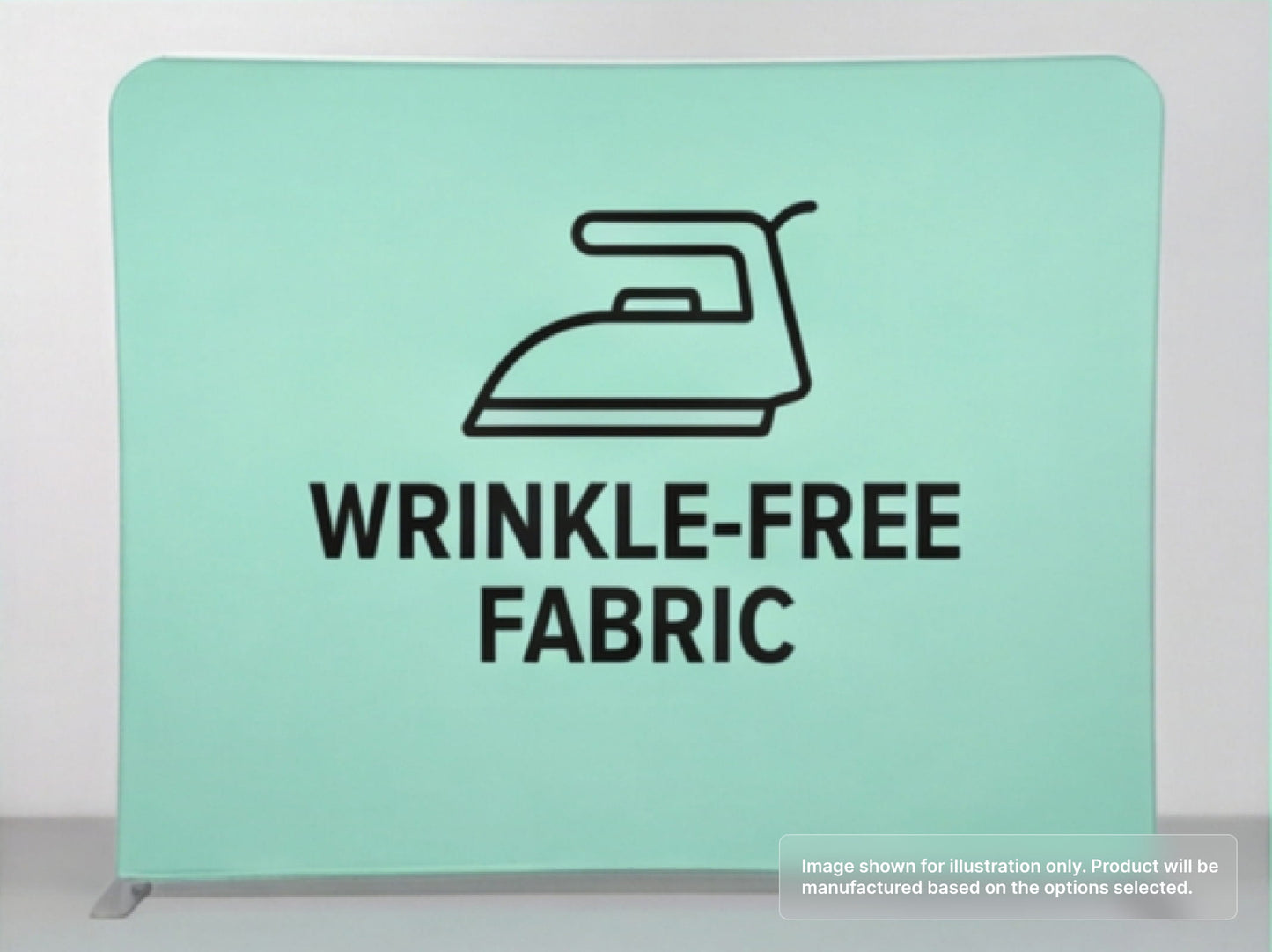 Straight Pillow Case Tension Fabric Backdrop for Wrinkle-Free