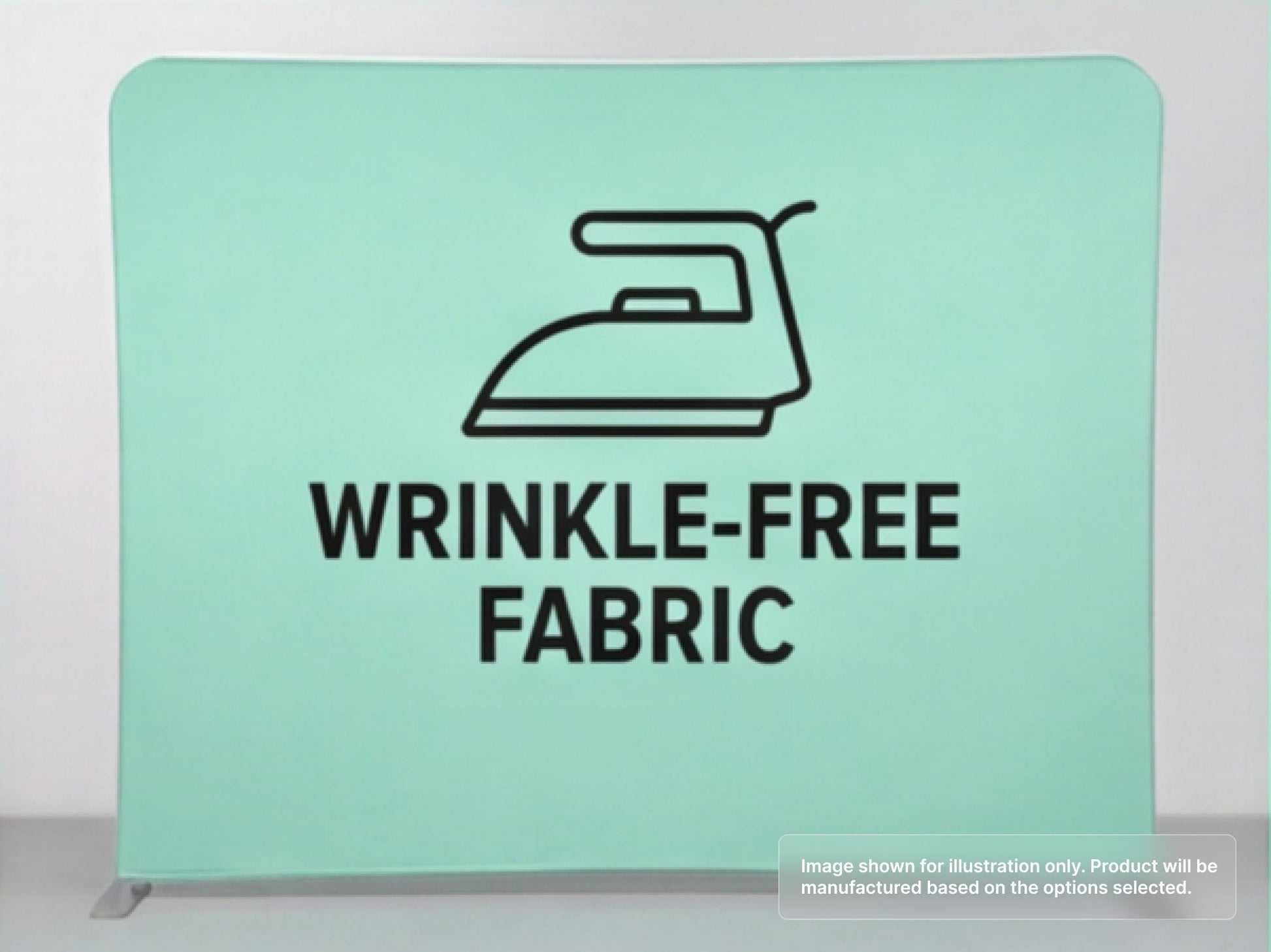 Straight Pillow Case Tension Fabric Backdrop for Wrinkle-Free