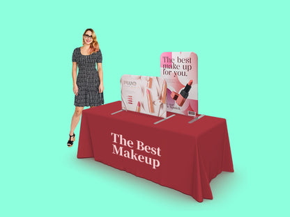 Straight Tabletop Banner Stand