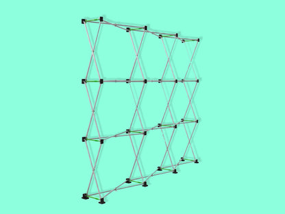 Straight pop up display Frame