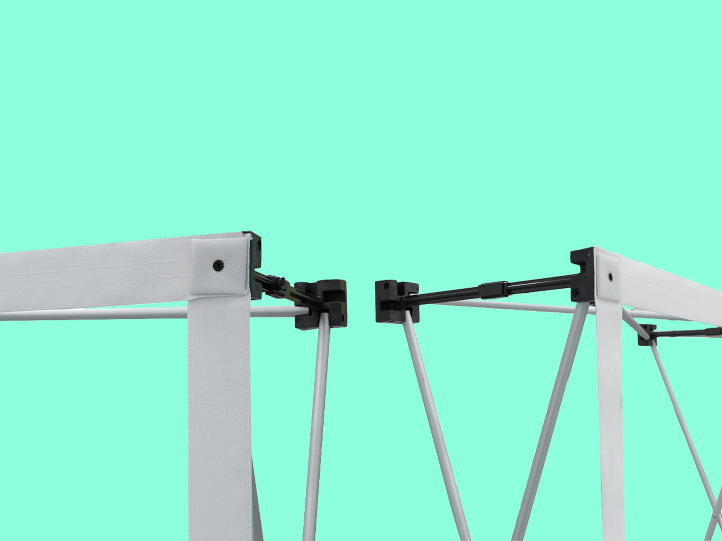 Straight Popup Display Frame with velcro