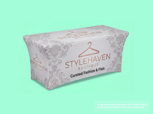 Stretch Fit Table Cover for Boutique Retail