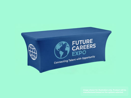 Stretch Fit Table Cover for Career Fairs