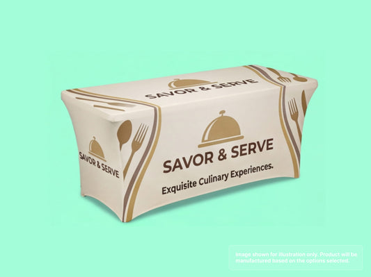 Stretch Fit Table Cover for Catering & Hospitality