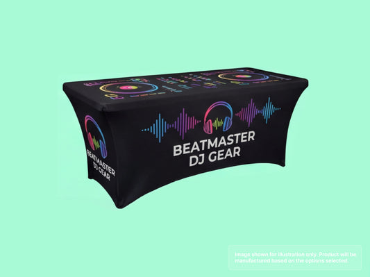 Stretch Fit Table Cover for DJ Table Cover