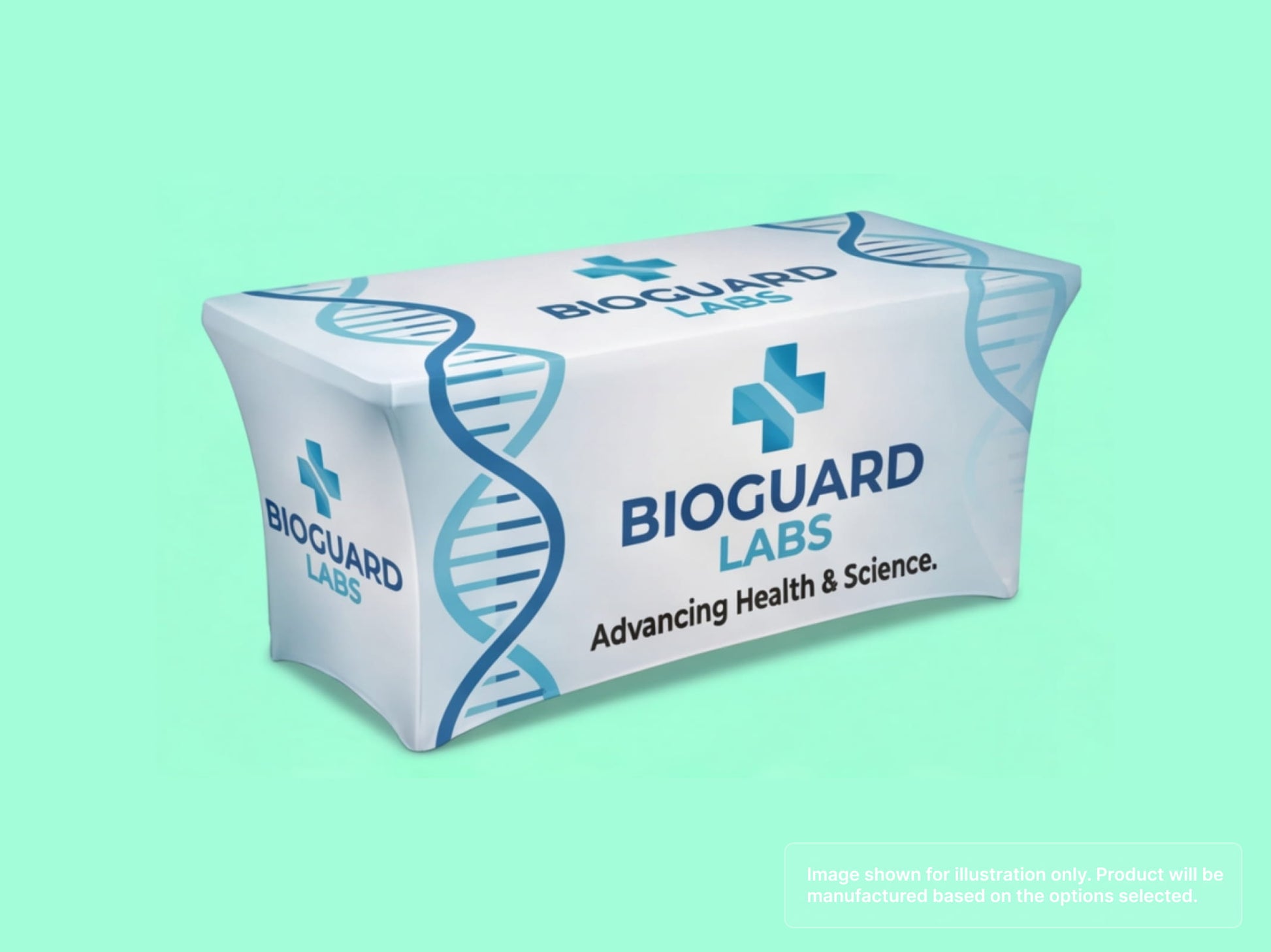Stretch Fit Table Cover for Healthcare & Biotech