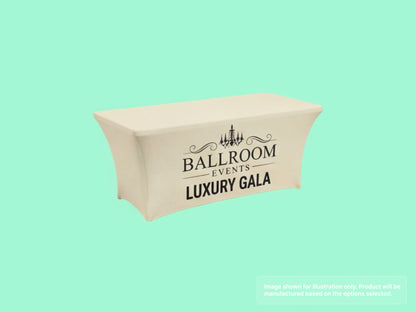 Stretch Fit Table Cover for Hotel Ballroom