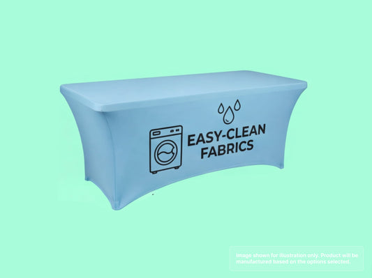 Stretch Fit Table Cover for Machine Washable