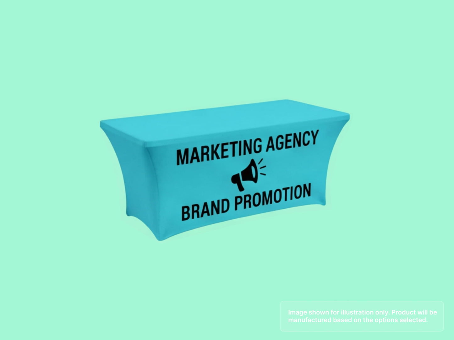 Stretch Fit Table Cover for for Marketing Agencies