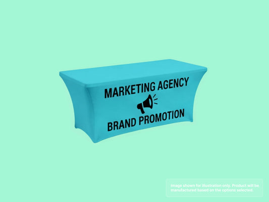 Stretch Fit Table Cover for for Marketing Agencies