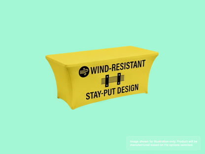 Stretch Fit Table Cover for Outdoor - Windy Conditions