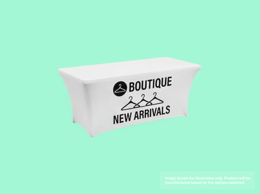 Stretch Fit Table Cover for Retail Display