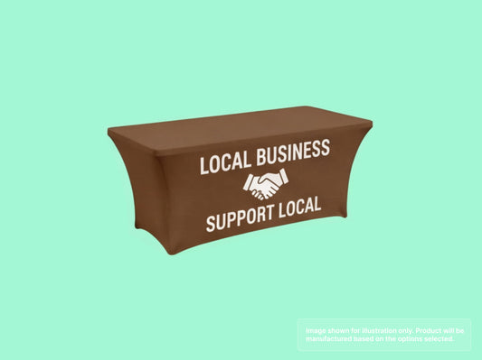 Stretch Fit Table Cover for for Small Businesses