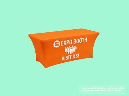 Stretch Fit Table Cover for Trade Show Booth