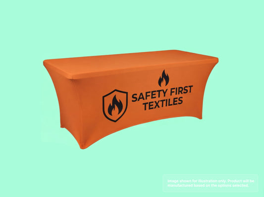 Stretch Fit Table Cover with Flame Retardant