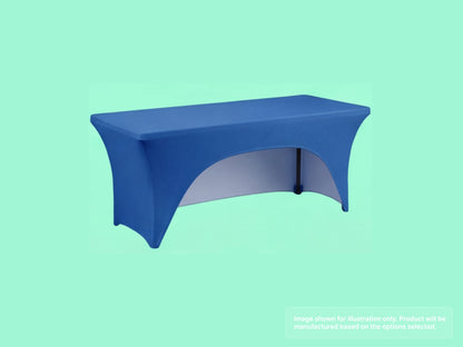 Stretch Fit Table Cover with Open Back - for Seating