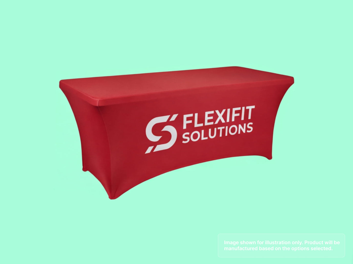 Stretch Fit Table Cover with Spandex or Elastane Blend