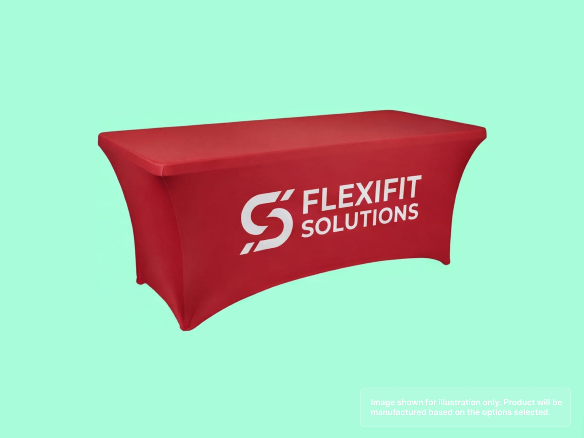 Stretch Fit Table Cover with Spandex or Elastane Blend