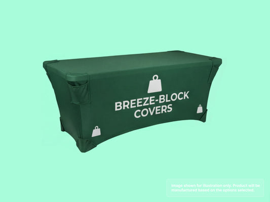 Stretch Fit Table Cover with Wind-Resistant - Stay-Put