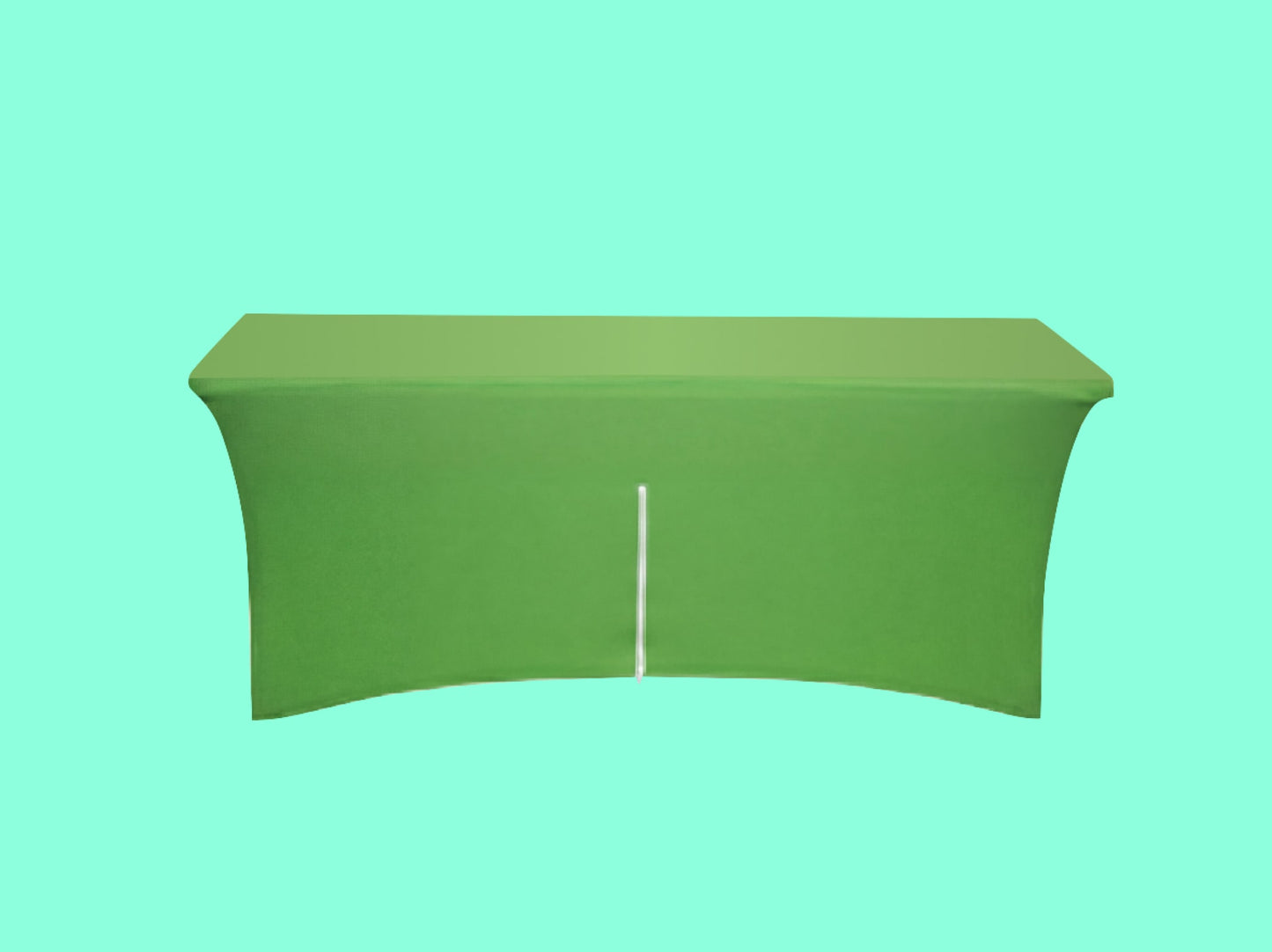 Stretch Table Cover with Zipper Back Side
