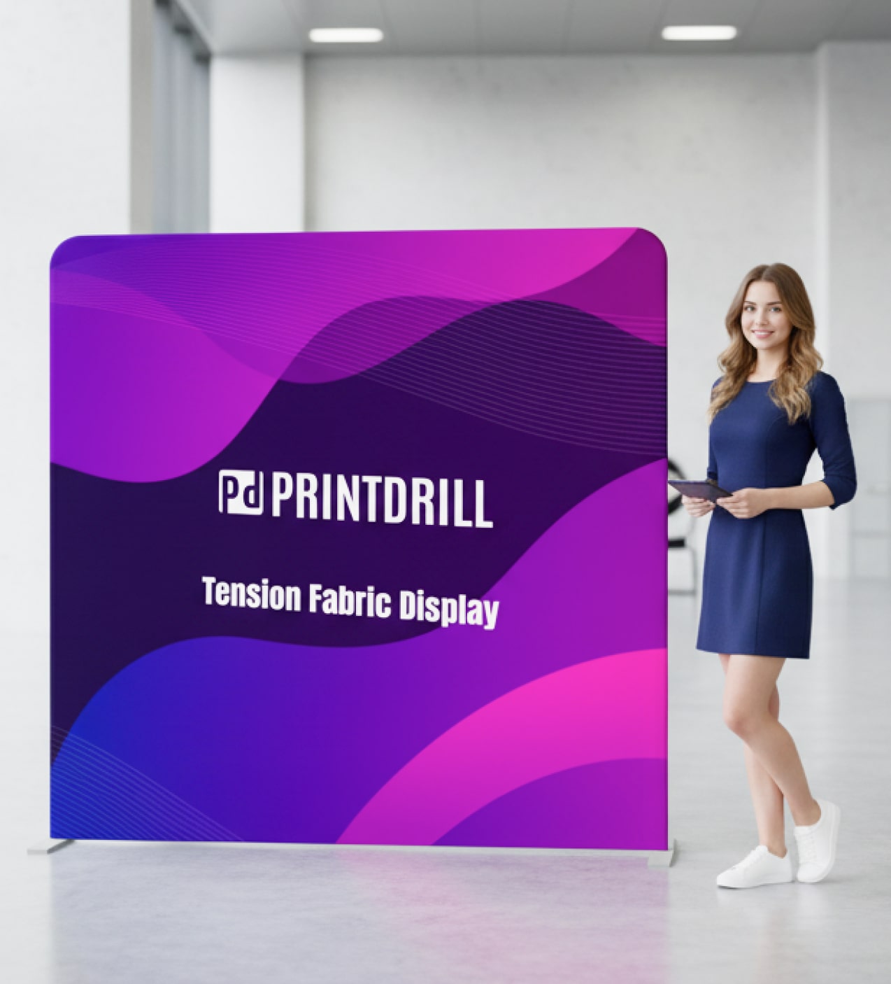 Stretched Fabric Banner Stand