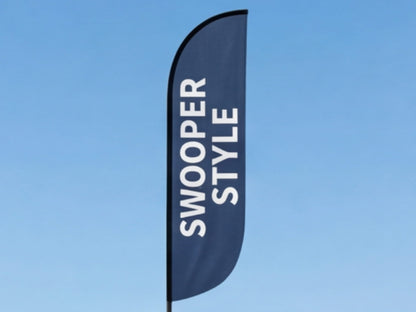 Swooper Style Custom Feather Flag
