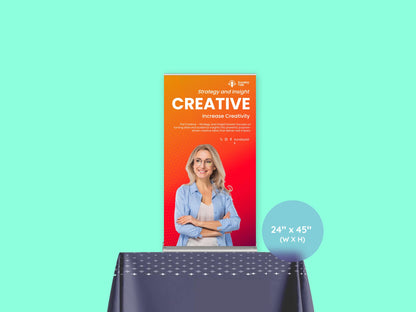 Tabletop Retractable Banner Stand
