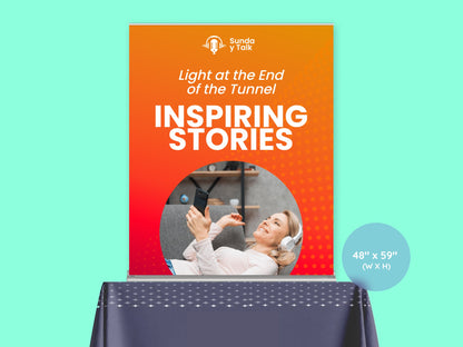 Tabletop Retractable Banner Stand
