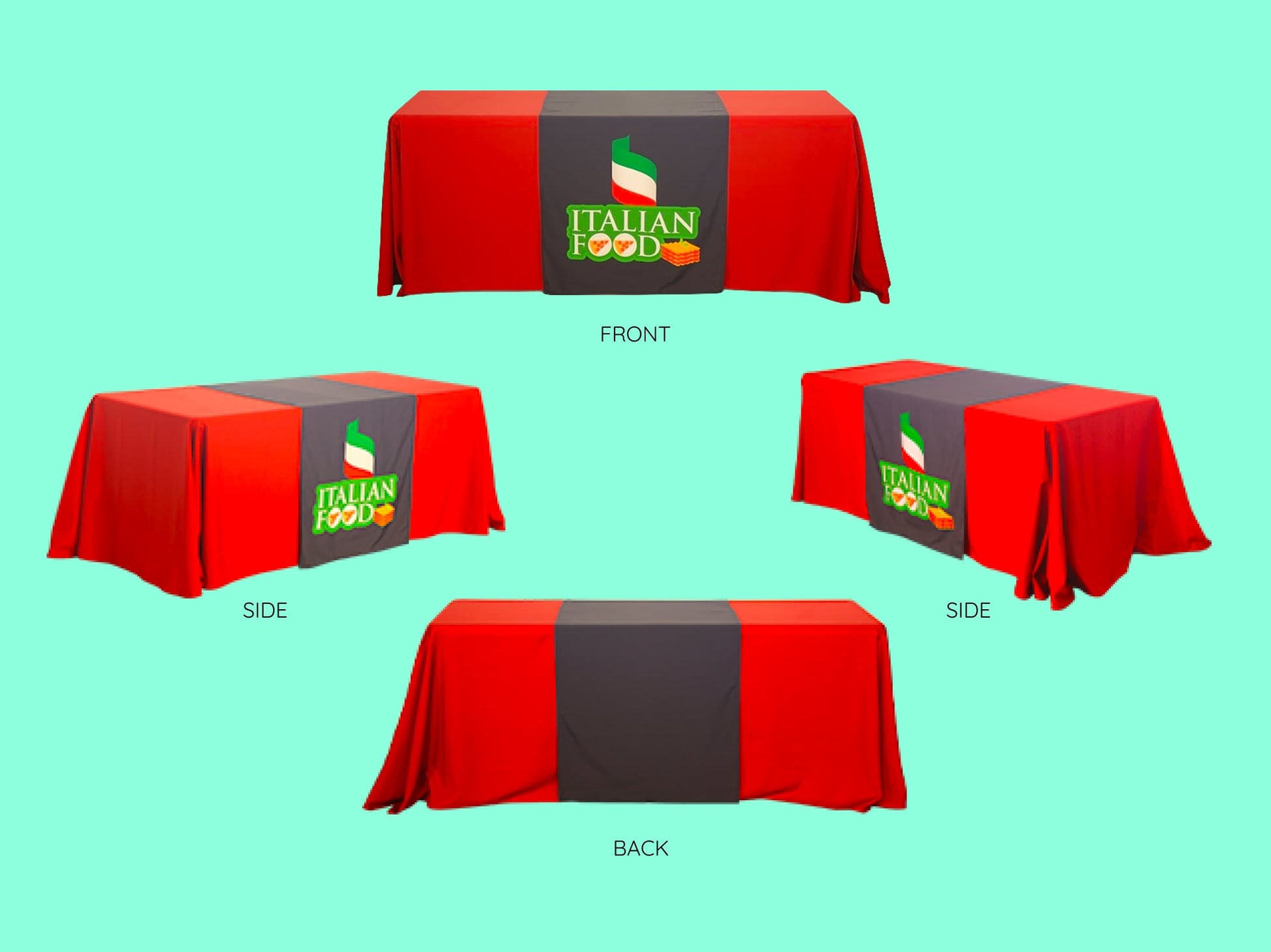 Table Runner from all angles