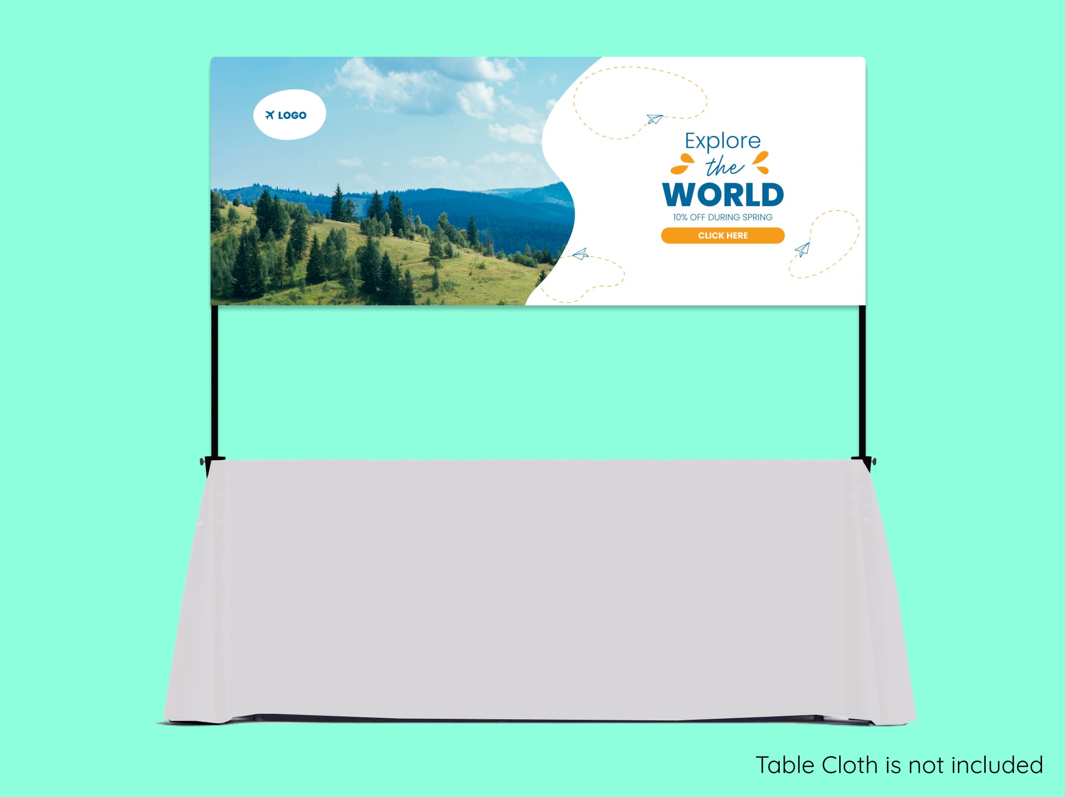 Custom Table Top Banner Displays - for Trade Shows – PRINTDRILL