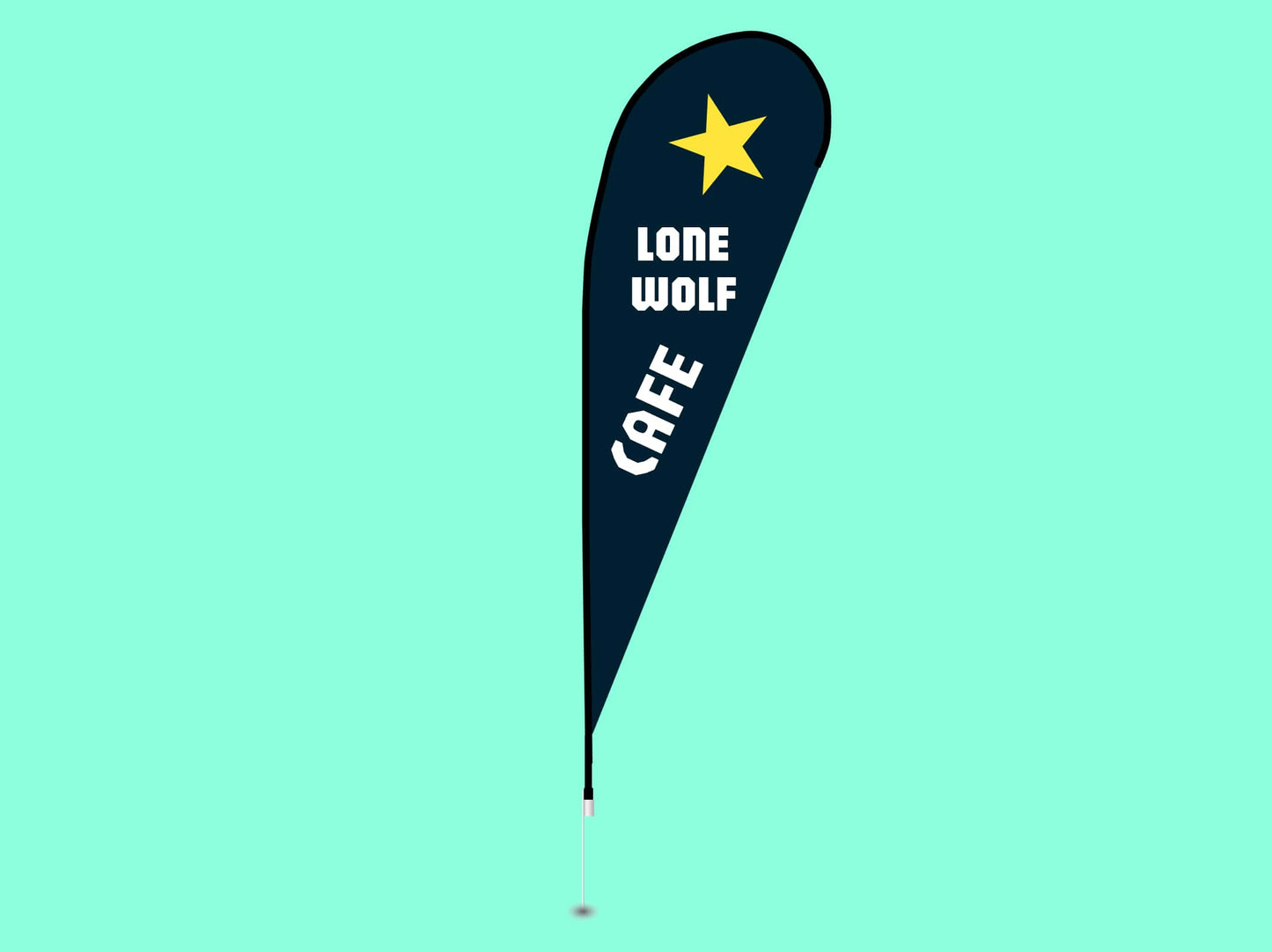 Custom Teardrop Flag