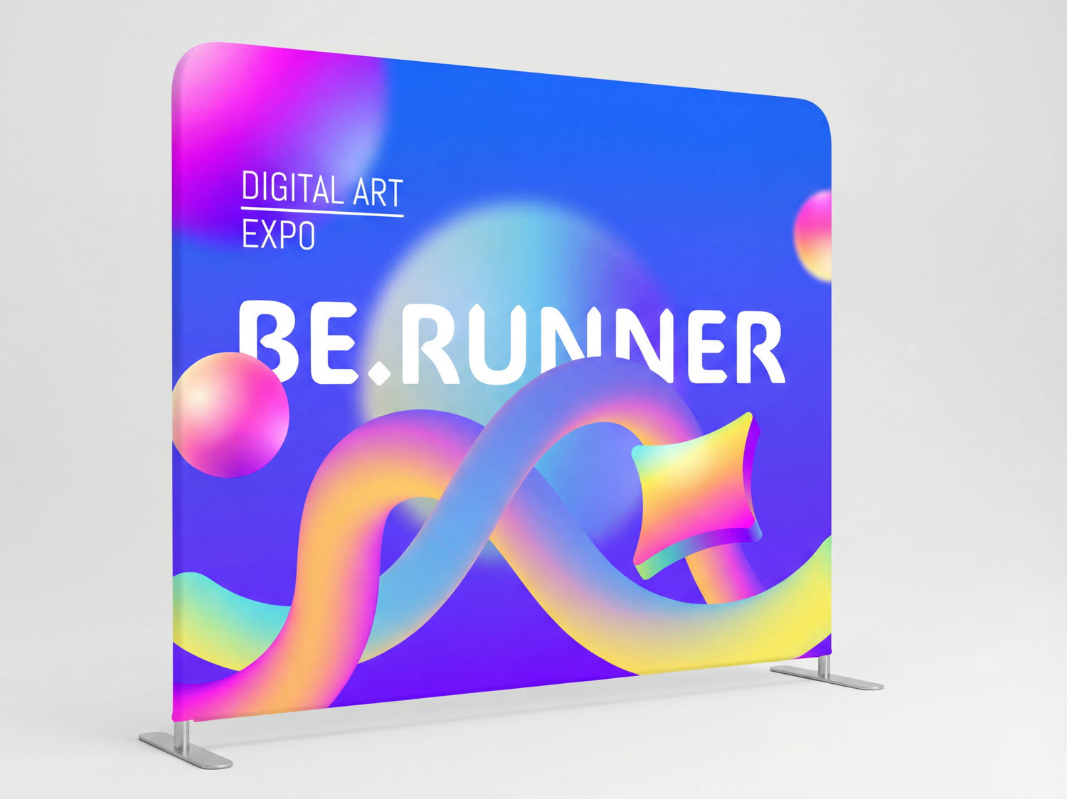 Straight Pillow Case Tension Fabric Display