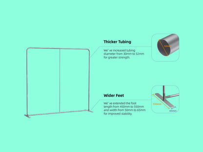Tension Fabric Display Frame Specs