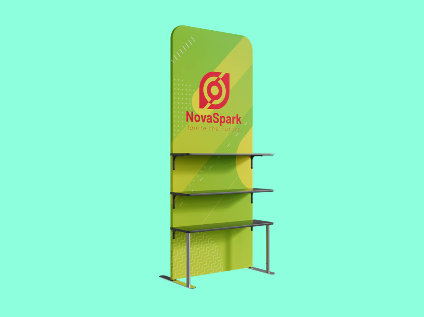 Tension Fabric Display Rack For Product Sample Display