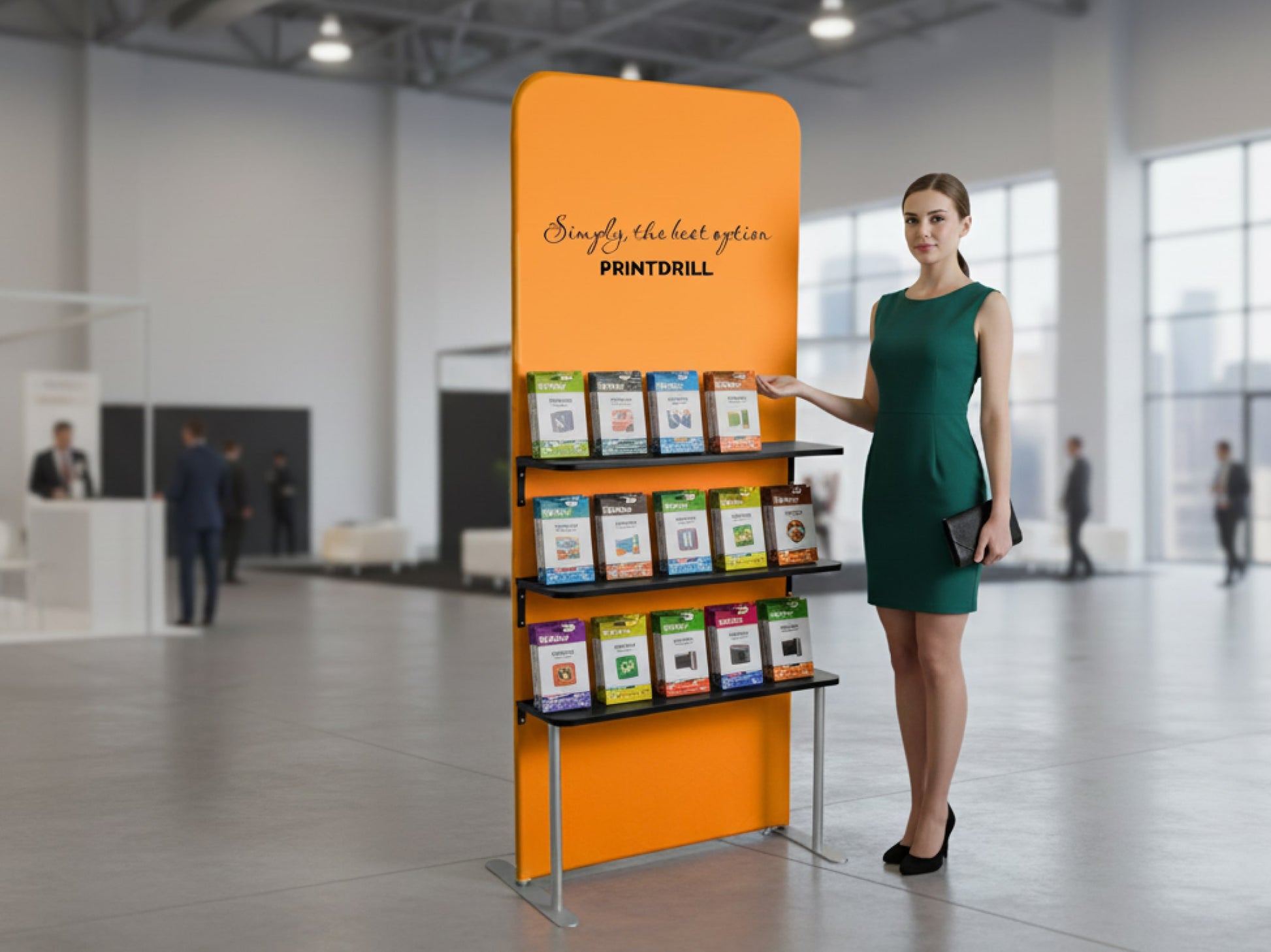 Tension Fabric Display Rack for Trade show