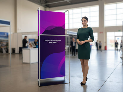 Tension Fabric Stand With Hanging Rail Ready for Trade Show exhibition 