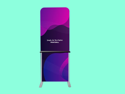 Tension Fabric Stand With LCD Board