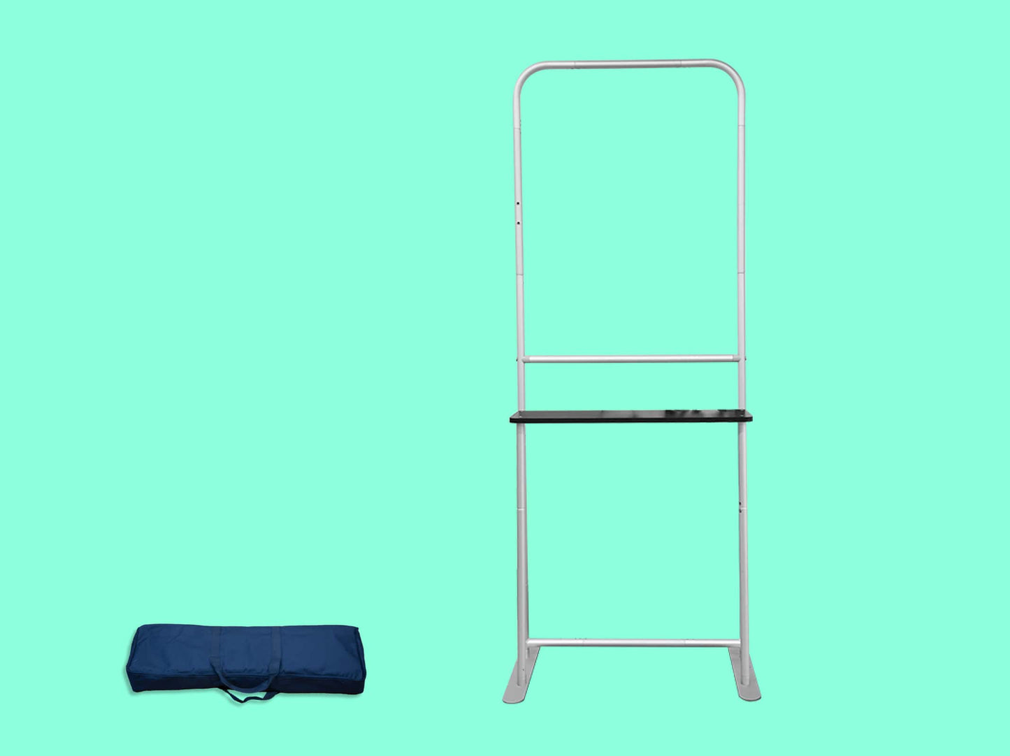 Tension Fabric Stand With LCD Board Frame Structure