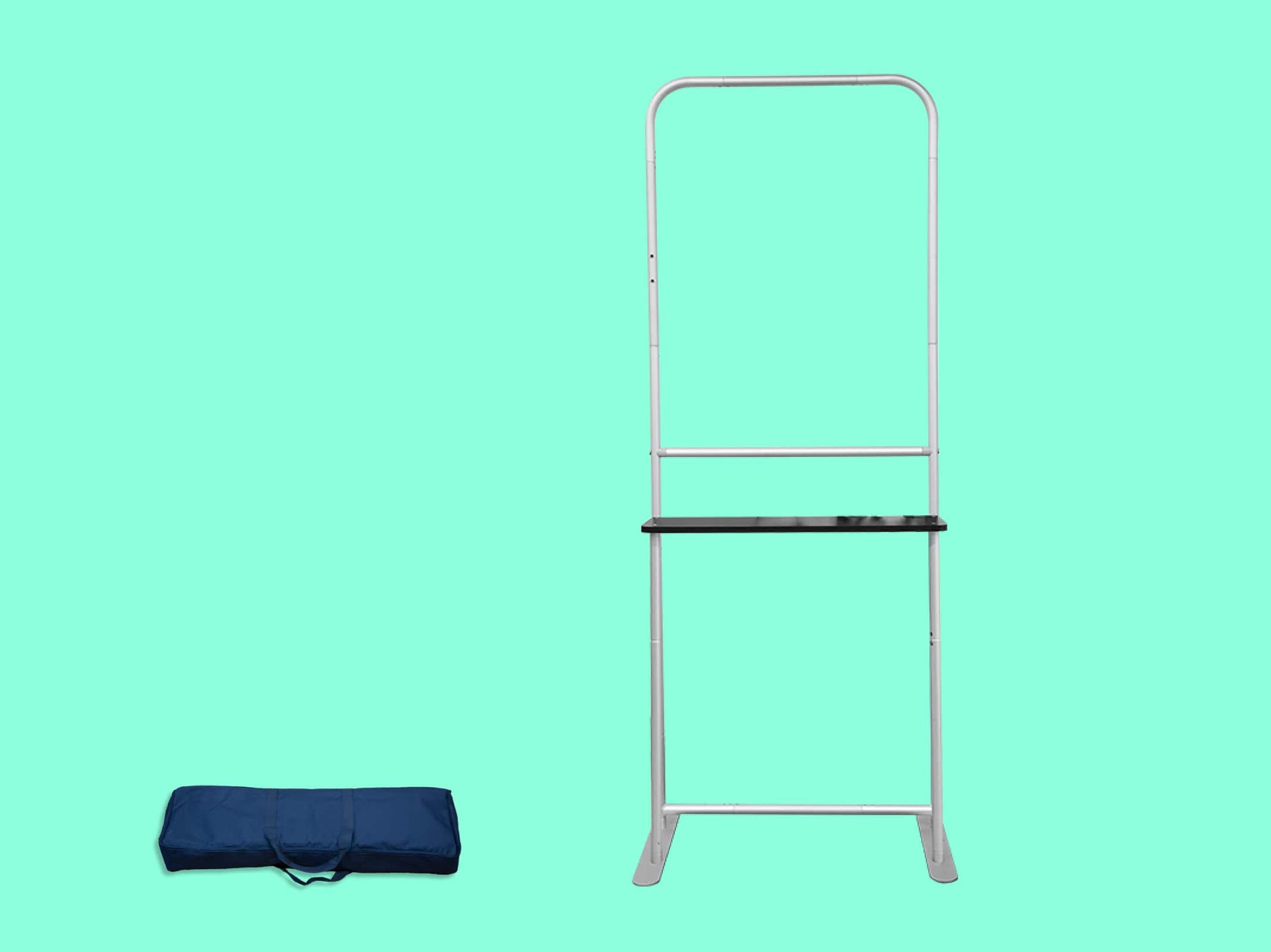 Tension Fabric Stand With LCD Board Frame Structure