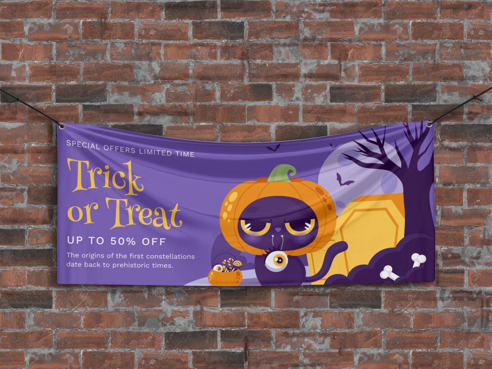 Trick or Treat Sale Banner