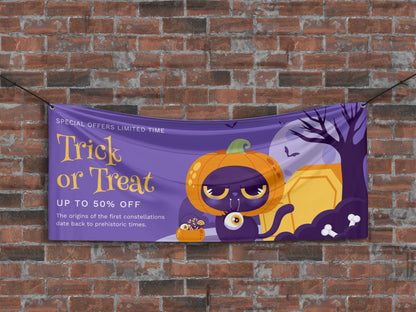 Trick or Treat Sale Banner
