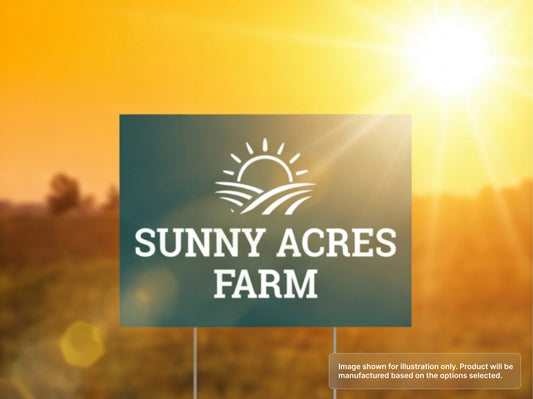 UV Resistant Custom Yard Signs