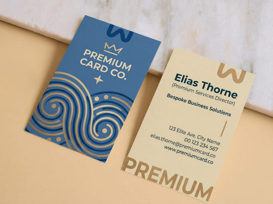 Vertical Business Cards