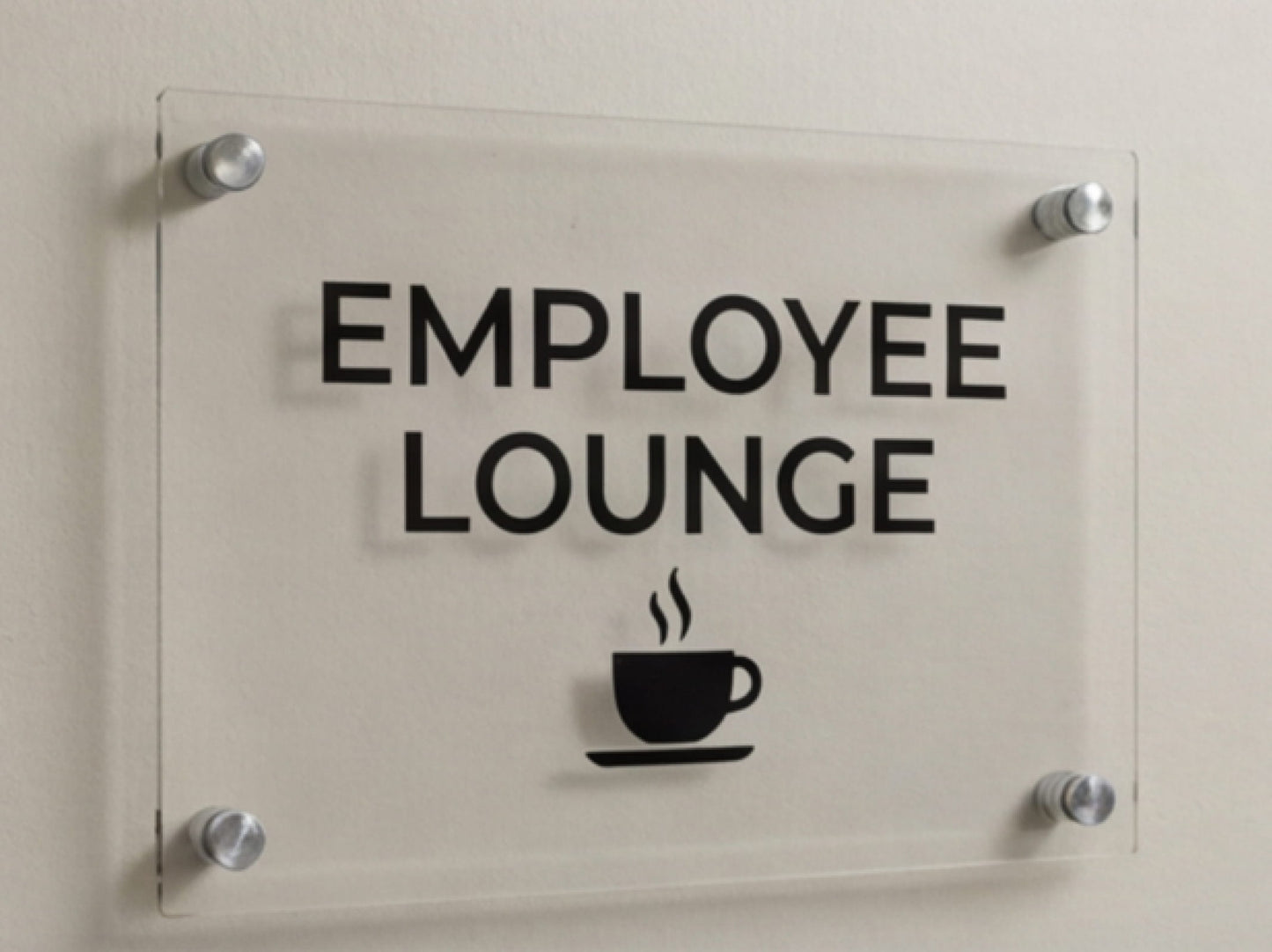 Wall-Mounted Custom Acrylic Signs