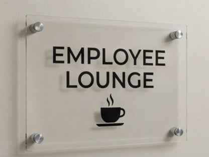 Wall-Mounted Custom Acrylic Signs