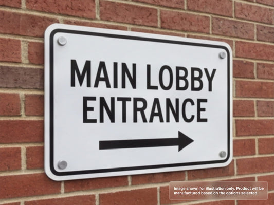 Wall Mounting Custom Aluminum Signs