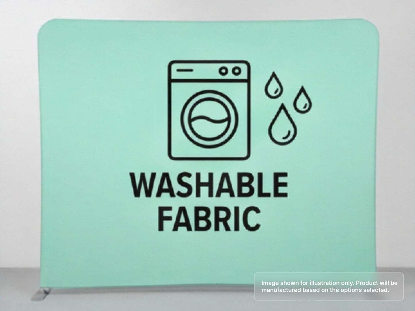 Washable Fabric Straight Pillow Case Tension Fabric Backdrop