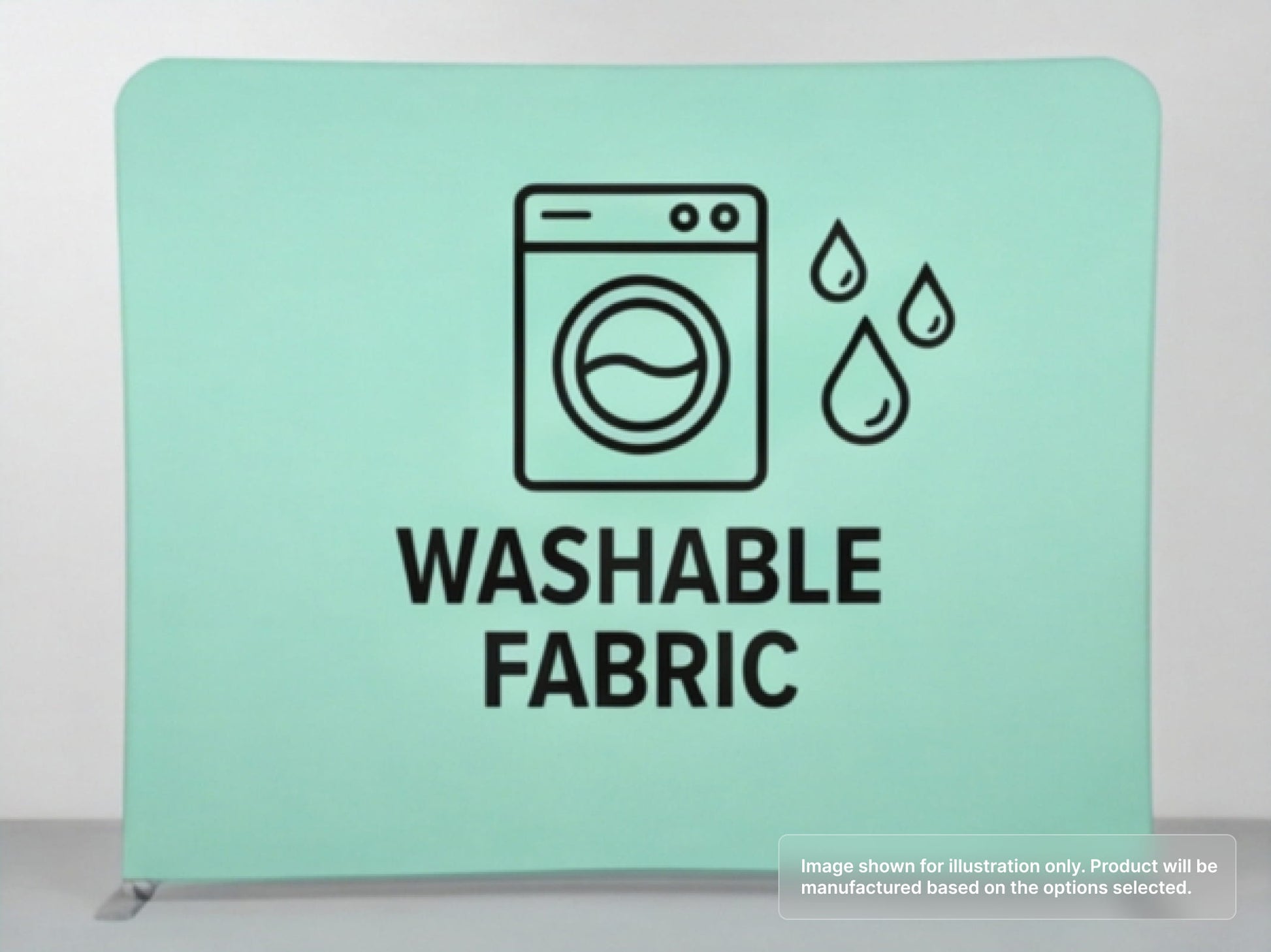 Washable Fabric Straight Pillow Case Tension Fabric Backdrop